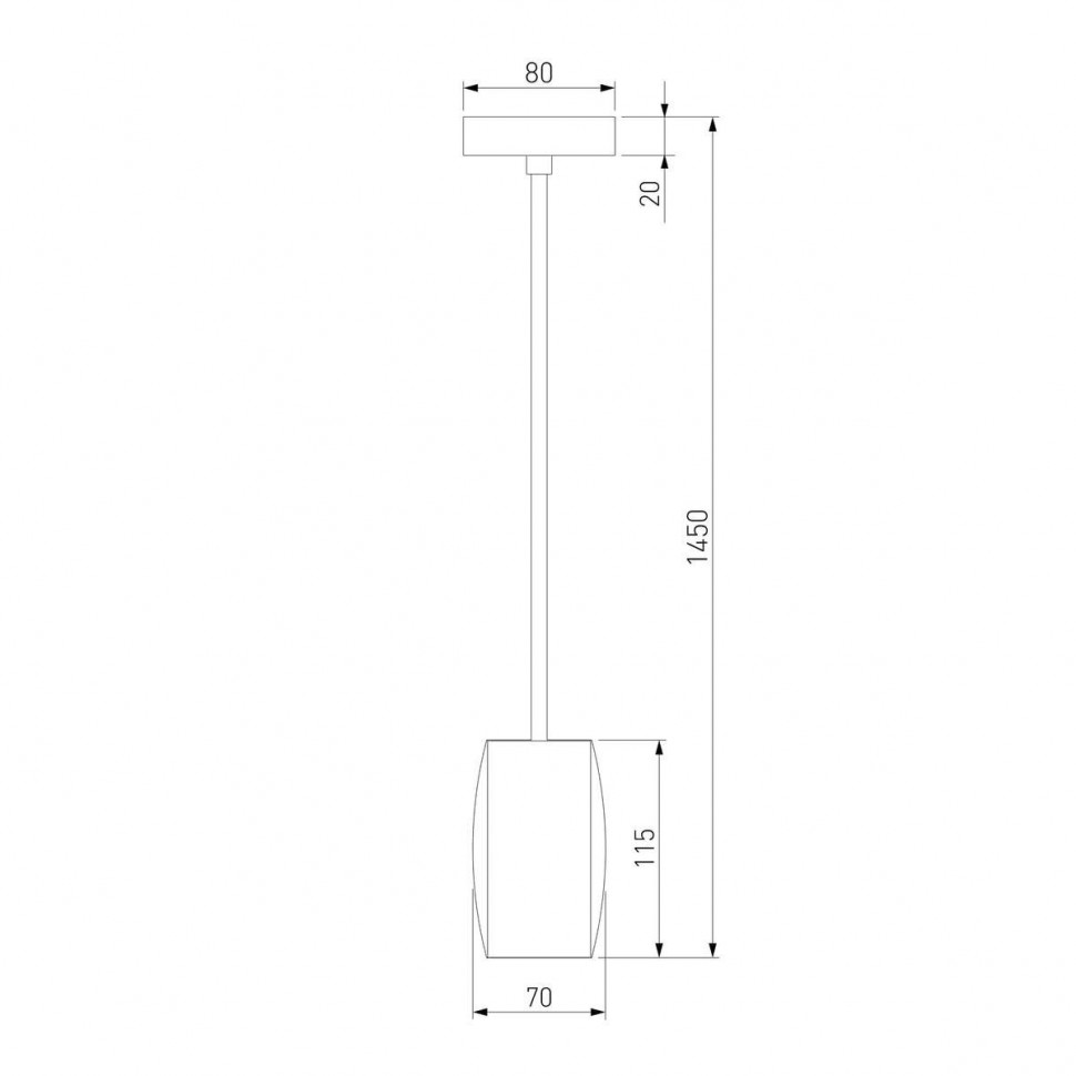 Подвесной светильник Eurosvet Bonaldo 50246/1 LED золото a061439