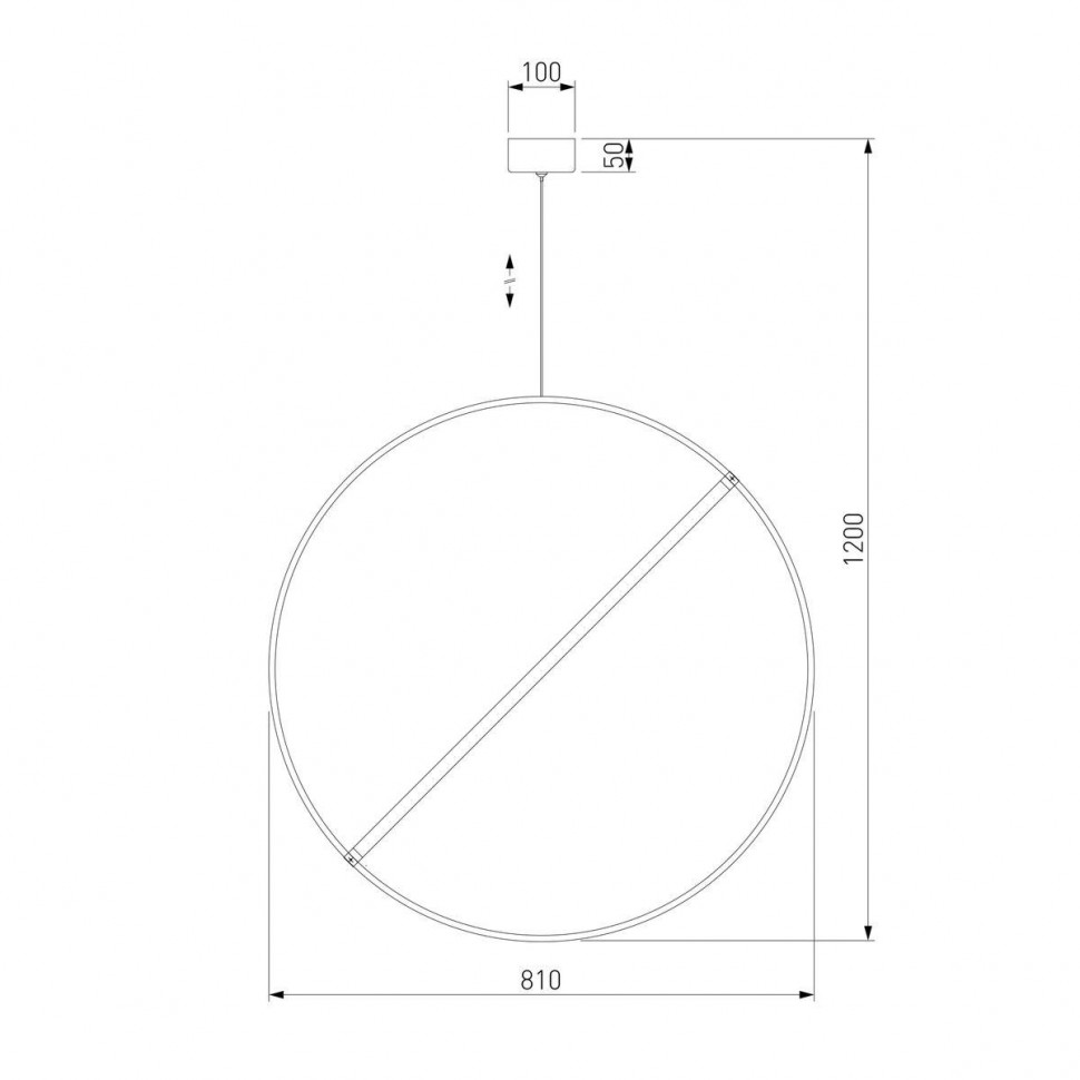 Подвесной светильник Eurosvet Element 90283/1 бронза a061419