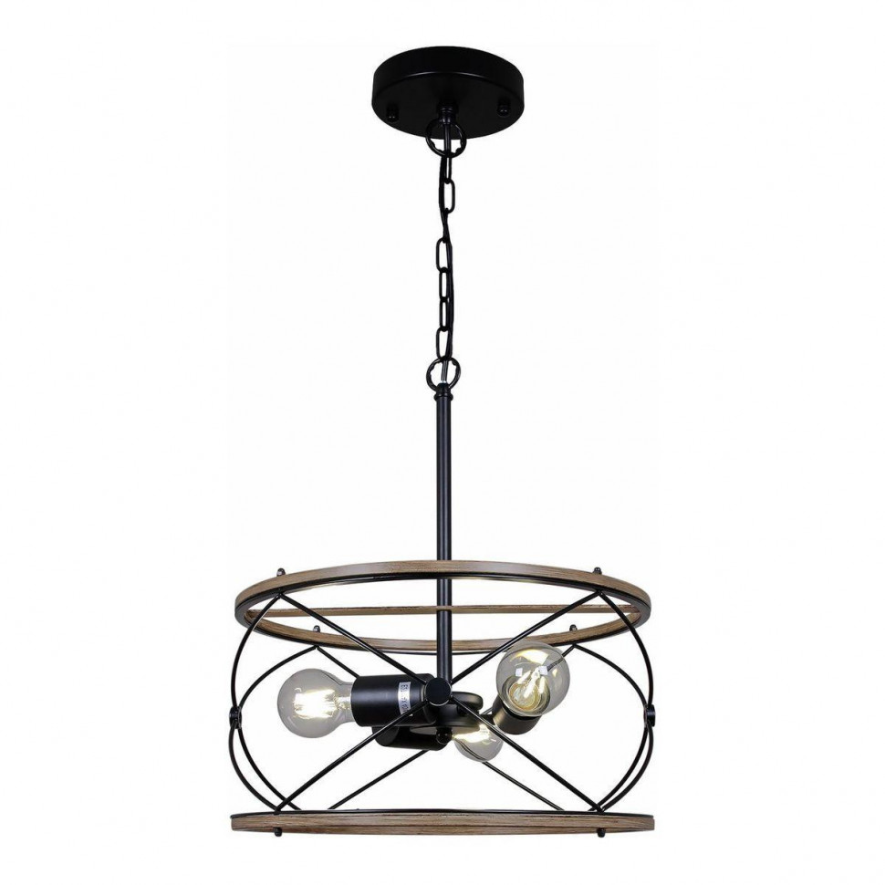 Подвесная люстра Illumico IL1008-3P-05 BK WOOD