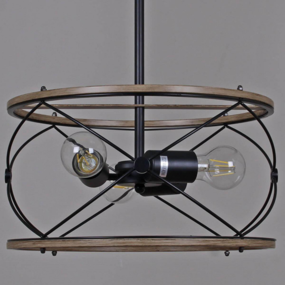 Подвесная люстра Illumico IL1008-3P-05 BK WOOD