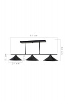 Подвесной светильник Toplight Lilian TL1611H-03BK
