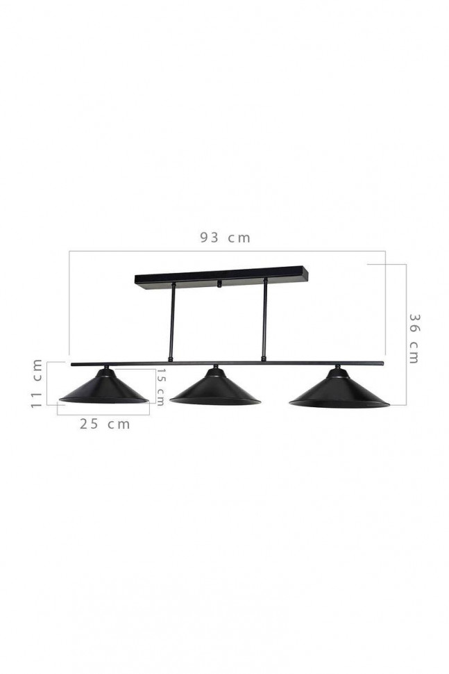 Подвесной светильник Toplight Lilian TL1611H-03BK