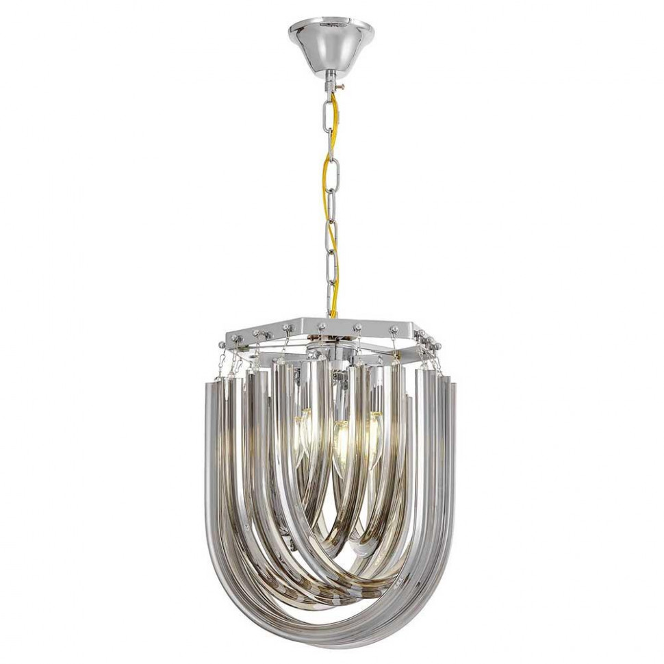 Подвесная люстра Lumina Deco Boscone LDP 7044-300 CHR+GY