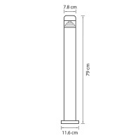 Уличный светодиодный светильник Lightstar Raggio 376705