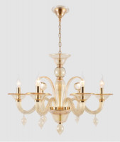 Подвесная люстра Crystal Lux Caetano SP-PL6 Amber
