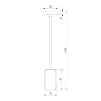 Подвесной светильник Eurosvet Bonaldo 50246/1 LED черный a061436