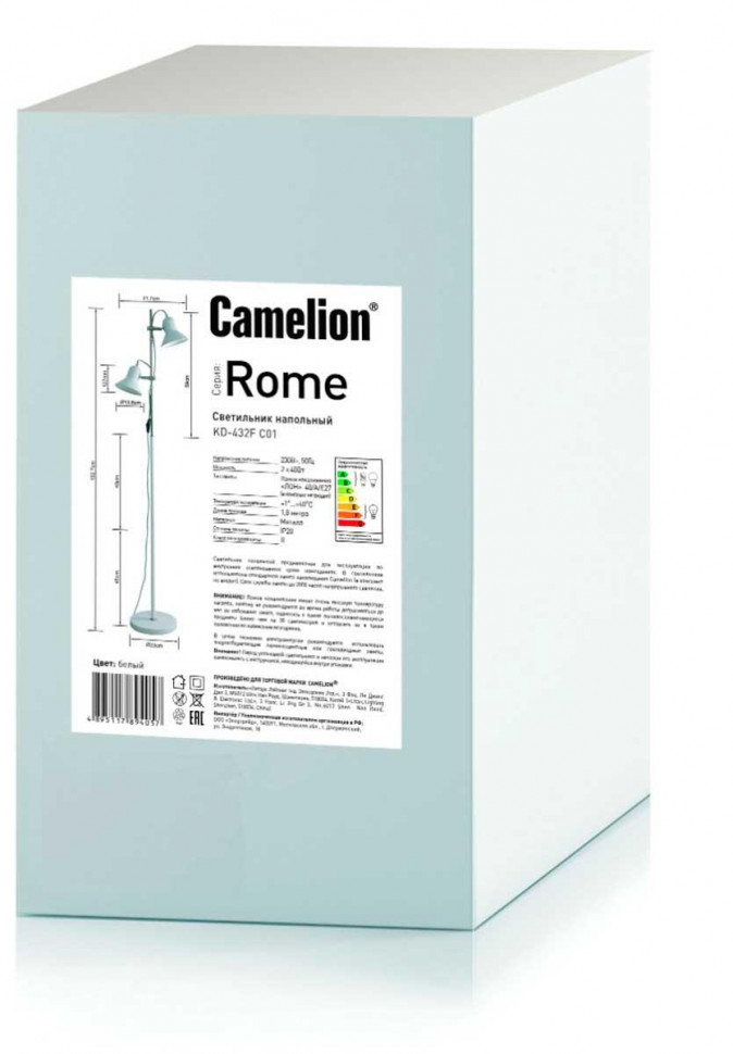 Торшер Camelion KD-432F C01 14552