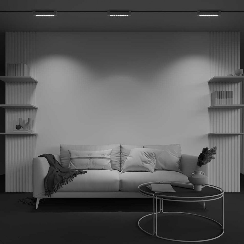 Трековый однофазный светильник Maytoni Points Rot TR010-1-10W4K-M-W
