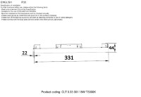 Трековый магнитный светильник Crystal Lux Space CLT 0.33 001 18W WH T4000K