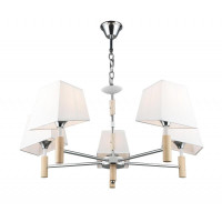 Подвесная люстра IMEX MD.4221-5-P-CH+WH