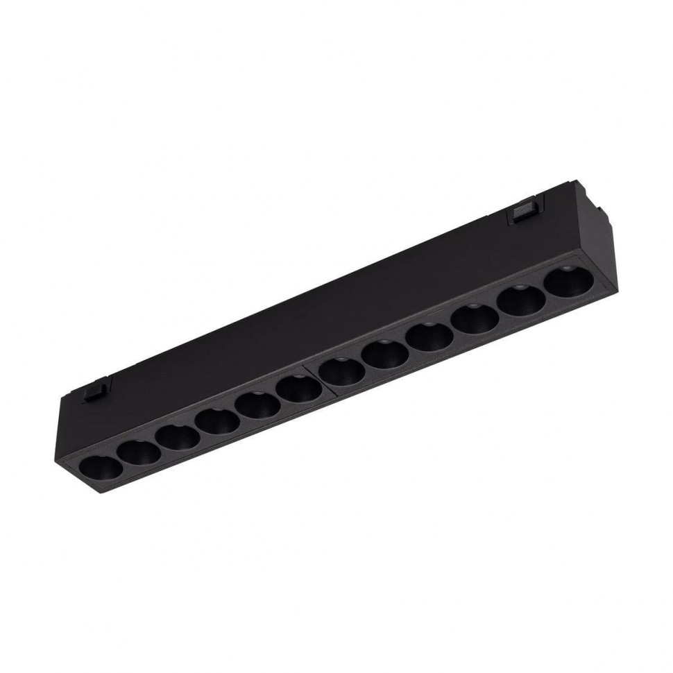 Трековый магнитный светильник Arlight MAG-VIBE-LASER-L197-12W Day4000-MIX (BK, 24 deg, 48V, TUYA Zigbee) 044189