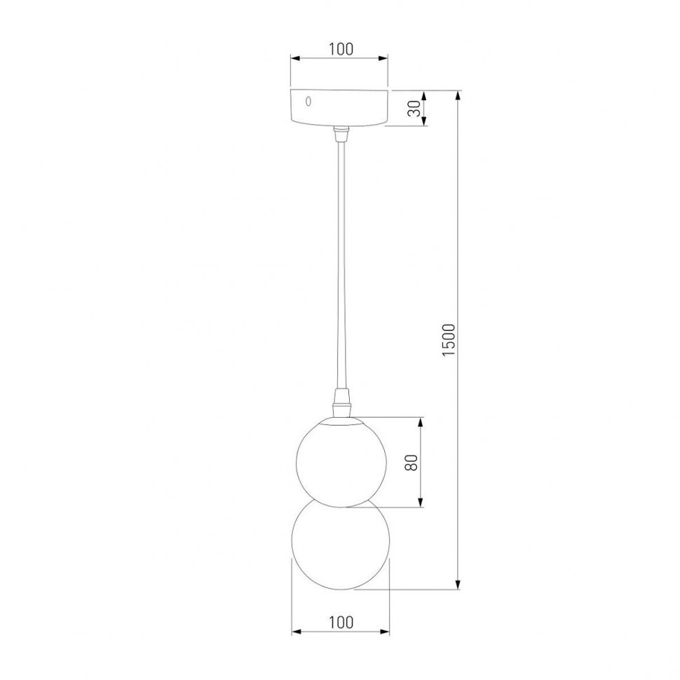 Подвесной светильник Eurosvet Polar 50250/1 LED серый a062392