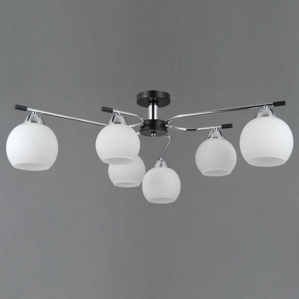 Потолочная люстра Illumico IL0638-6CSQ-24 CR BK LIBRA