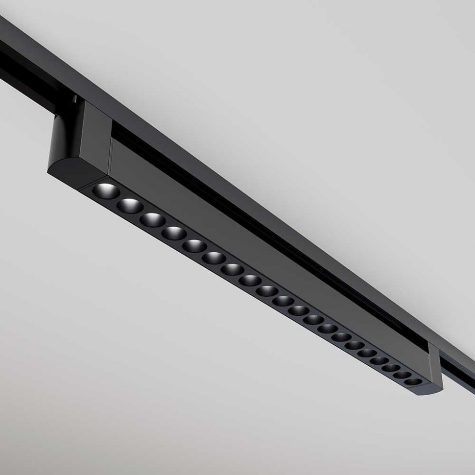 Трековый однофазный светильник Maytoni Points Rot TR010-1-20W3K-M-B