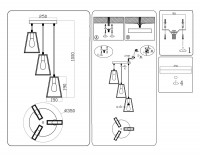 Подвесной светильник Ambrella Light Loft TR80499