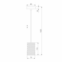 Подвесной светильник Eurosvet Bonaldo 50247/1 LED золото a061443