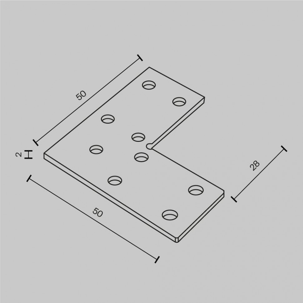 Соединитель угловой для накладного шинопровода Maytoni Technical Magnetic track system Exility Accessories for tracks Exility TRA034CL-21