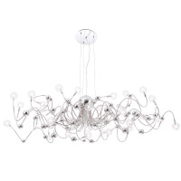 Подвесная люстра Crystal Lux MEDUSA SP30 CHROME