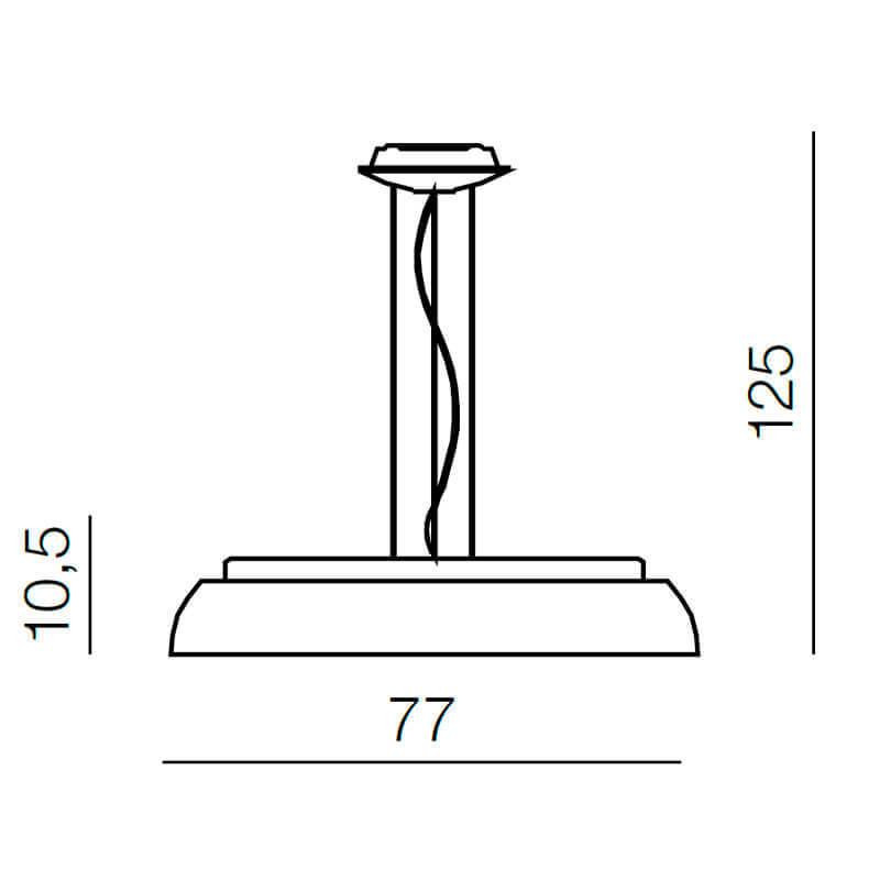 Подвесная люстра Azzardo Biscotto 77 AZ0563