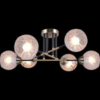 Люстра на штанге Illumico IL9573-6CSQ-79 BK AB