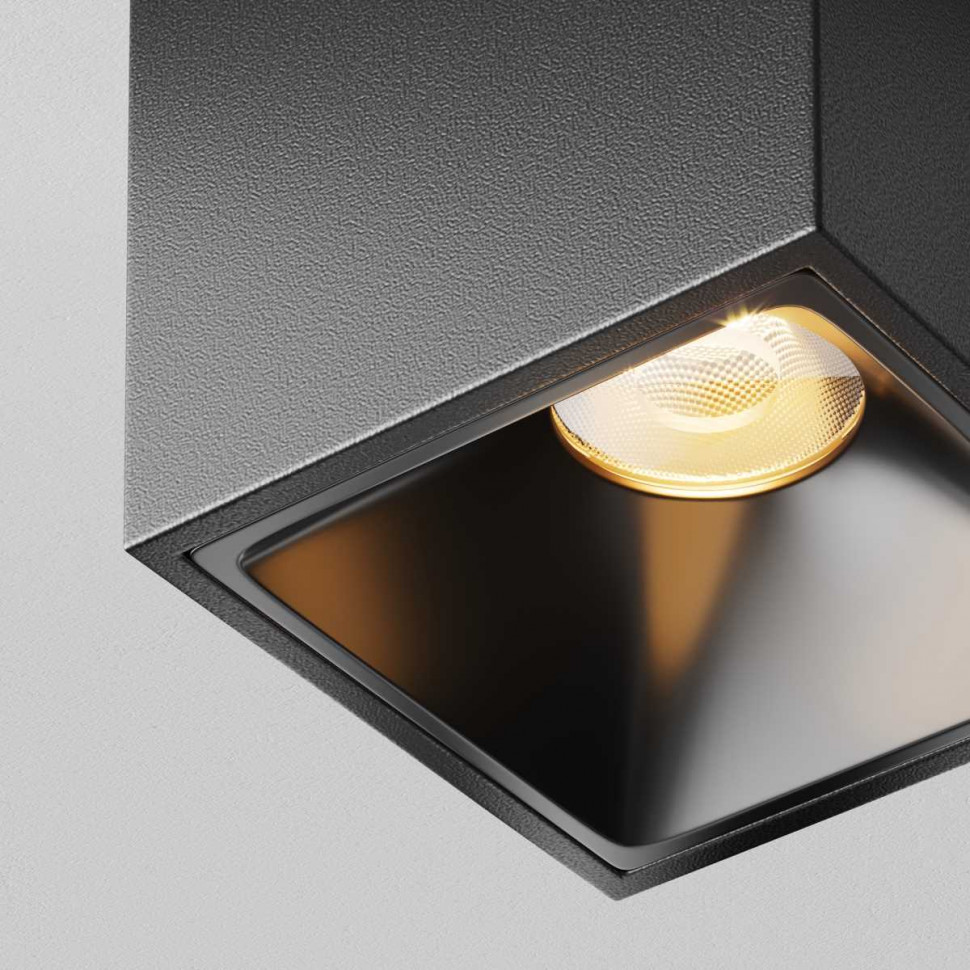 Накладной светильник Maytoni Alfa led C065CL-8W2.7K-SQ-B