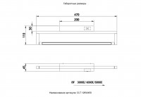Подсветка для зеркал Crystal Lux CLT 126W450 BL