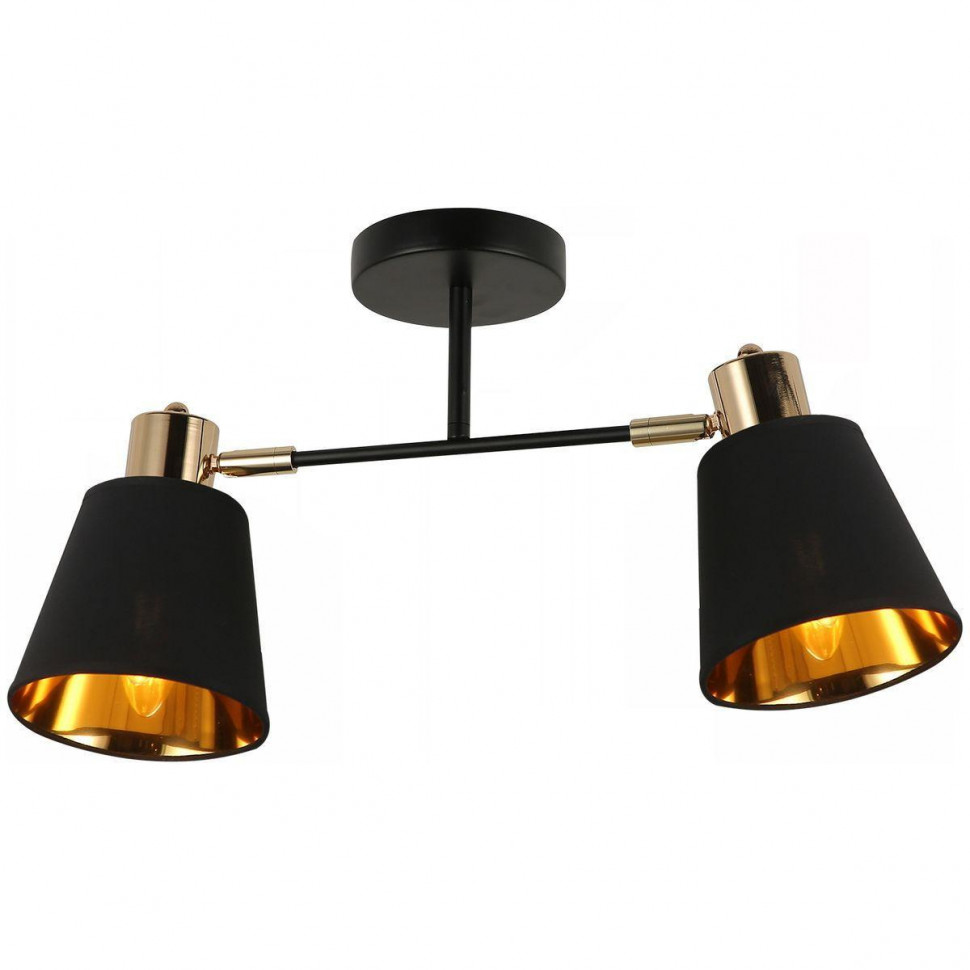 Потолочный светильник Illumico IL6116-2COU-79 BK GD