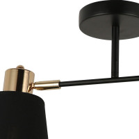 Потолочный светильник Illumico IL6116-2COU-79 BK GD