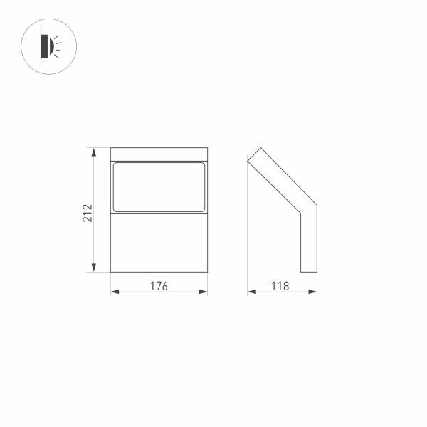 Настенный светильник Arlight Lgd-ecran 029989