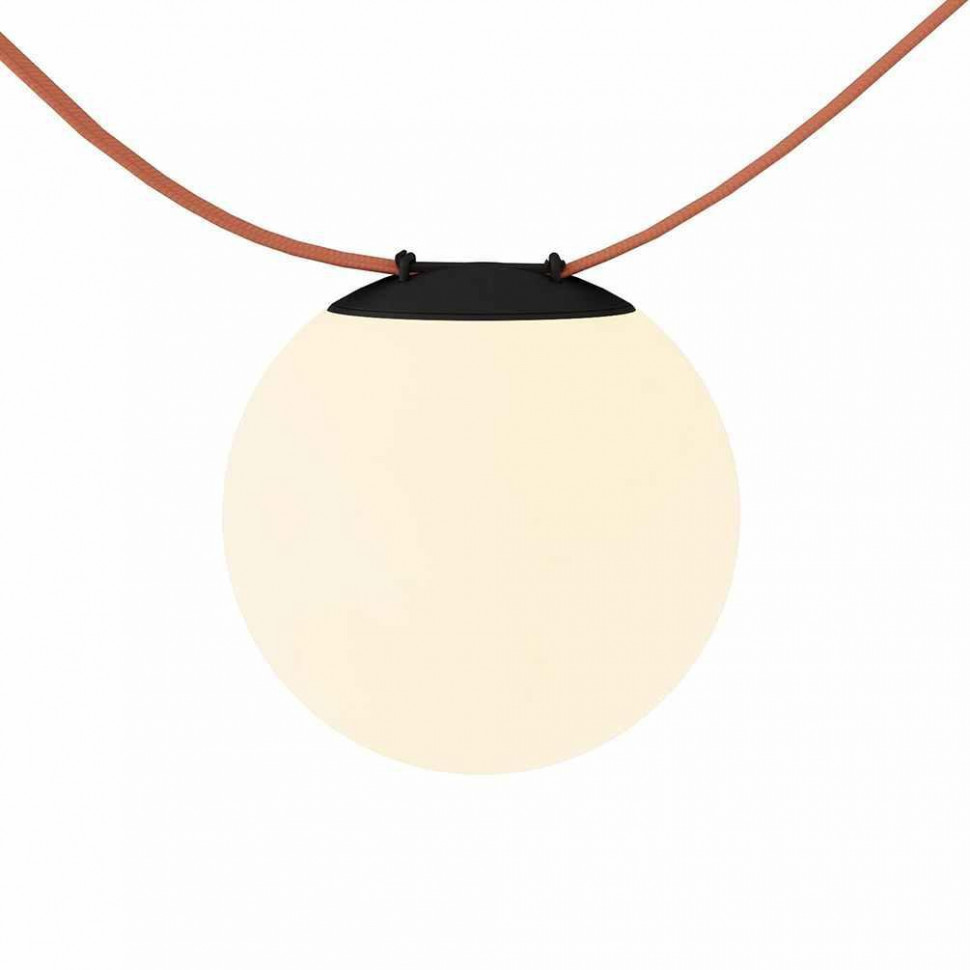 Трековый однофазный светильник Denkirs Belty orb DK5552-BK