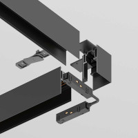 Угловой коннектор Maytoni Accessories for tracks TRA004CL-21B