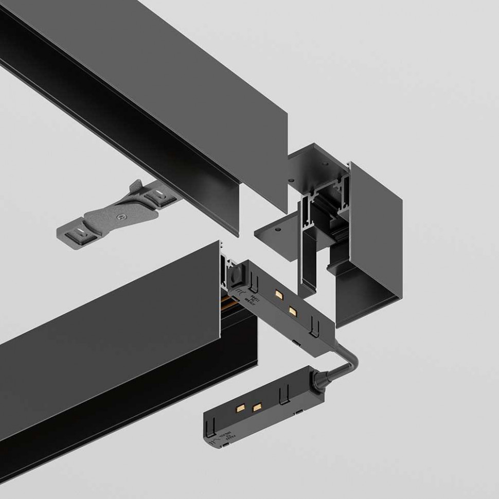 Угловой коннектор Maytoni Accessories for tracks TRA004CL-21B