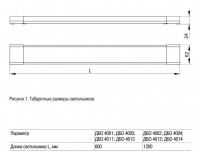 Настенно-потолочный светодиодный светильник IEK ДБО LDBO0-4004-36-6500-K01