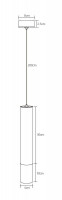 Подвесной светодиодный светильник Fiberli Icicle-440-GN 12110601
