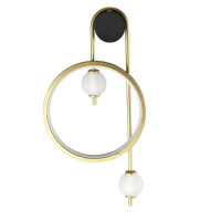 Бра Crystal lux RODRIGO AP20W LED BLACK/GOLD