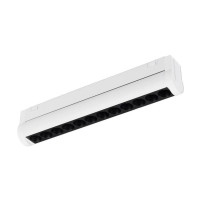 Трековый магнитный светильник Arlight MAG-VIBE-LASER-TURN-L209-12W Day4000 (WH, 24 deg, 48V) 044429