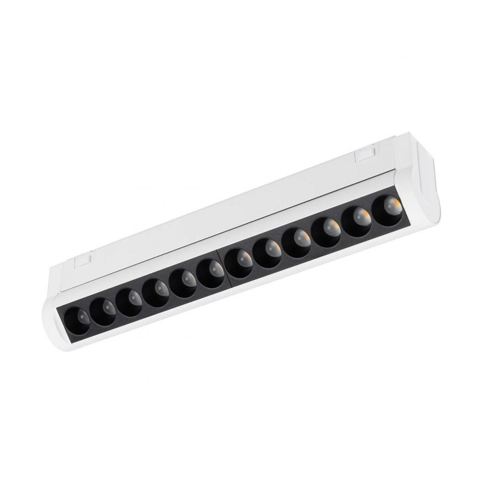 Трековый магнитный светильник Arlight MAG-VIBE-LASER-TURN-L209-12W Day4000 (WH, 24 deg, 48V) 044429