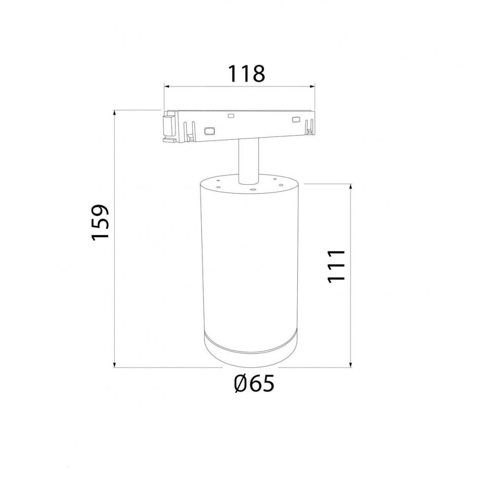 Трековый светильник Elektrostandard Slim Magnetic 85506/01 4690389189173 a061298