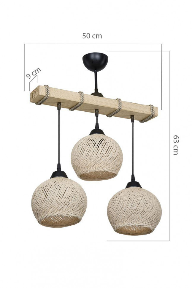 Подвесной светильник Toplight Lydia TL1614L-03WW