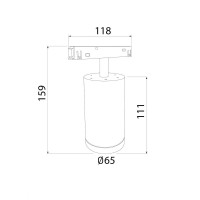 Трековый светильник Elektrostandard Slim Magnetic 85506/01 4690389189203 a061299