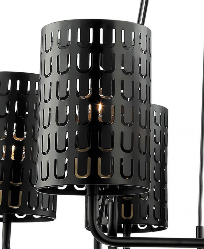 Подвесная люстра Lumien Hall Тейл 4002/6P-BK-GR