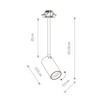 Спот Nowodvorski Mono Surface Long S 7680
