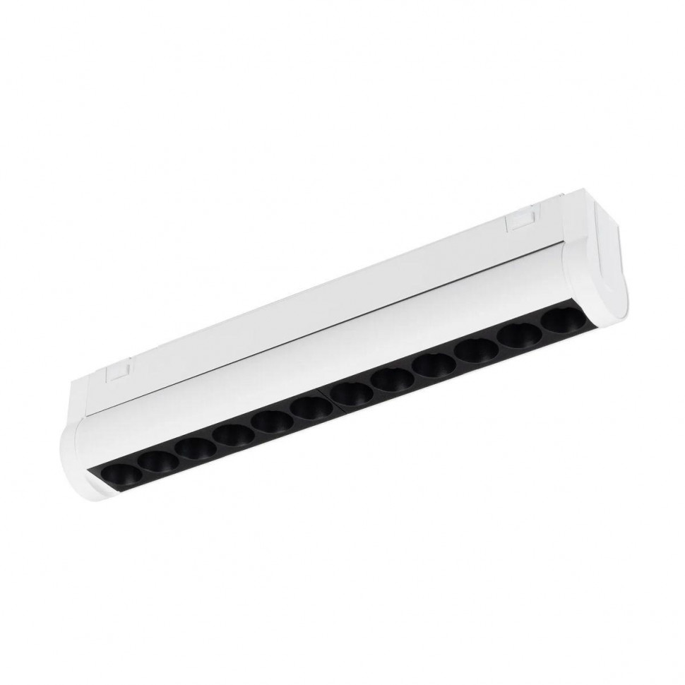Трековый магнитный светильник Arlight MAG-VIBE-LASER-TURN-L209-12W Warm3000 (WH, 24 deg, 48V) 044428