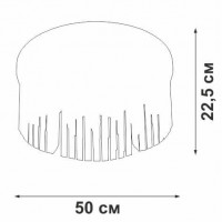 Потолочная люстра Vitaluce V5879-8/6PL