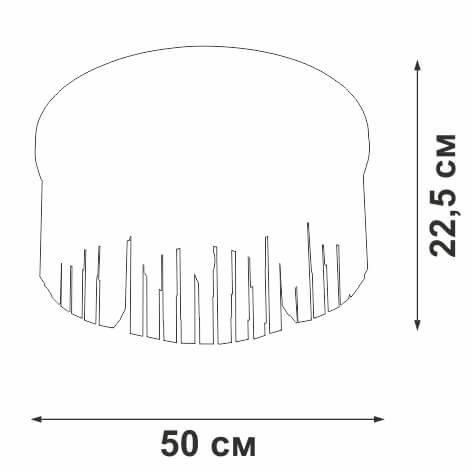 Потолочная люстра Vitaluce V5879-8/6PL