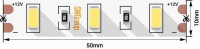 Светодиодная лента SWG 20W/m 60LED/m 5630SMD холодный белый 5M 900534