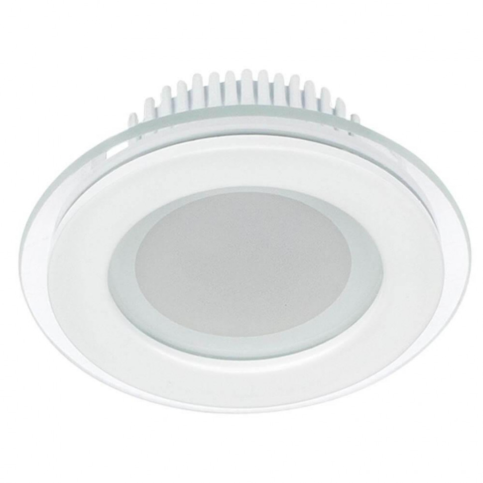 Встраиваемый светодиодный светильник Arlight LT-R96WH 6W Warm White 015575