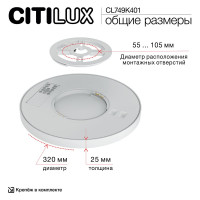 Потолочный светильник Citilux Norma CL749K401