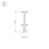Профиль-держатель Arlight FOLED-RAIL-2000 025232