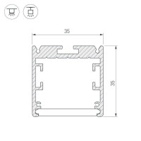 Профиль Arlight SL-ARC-LINE 025520